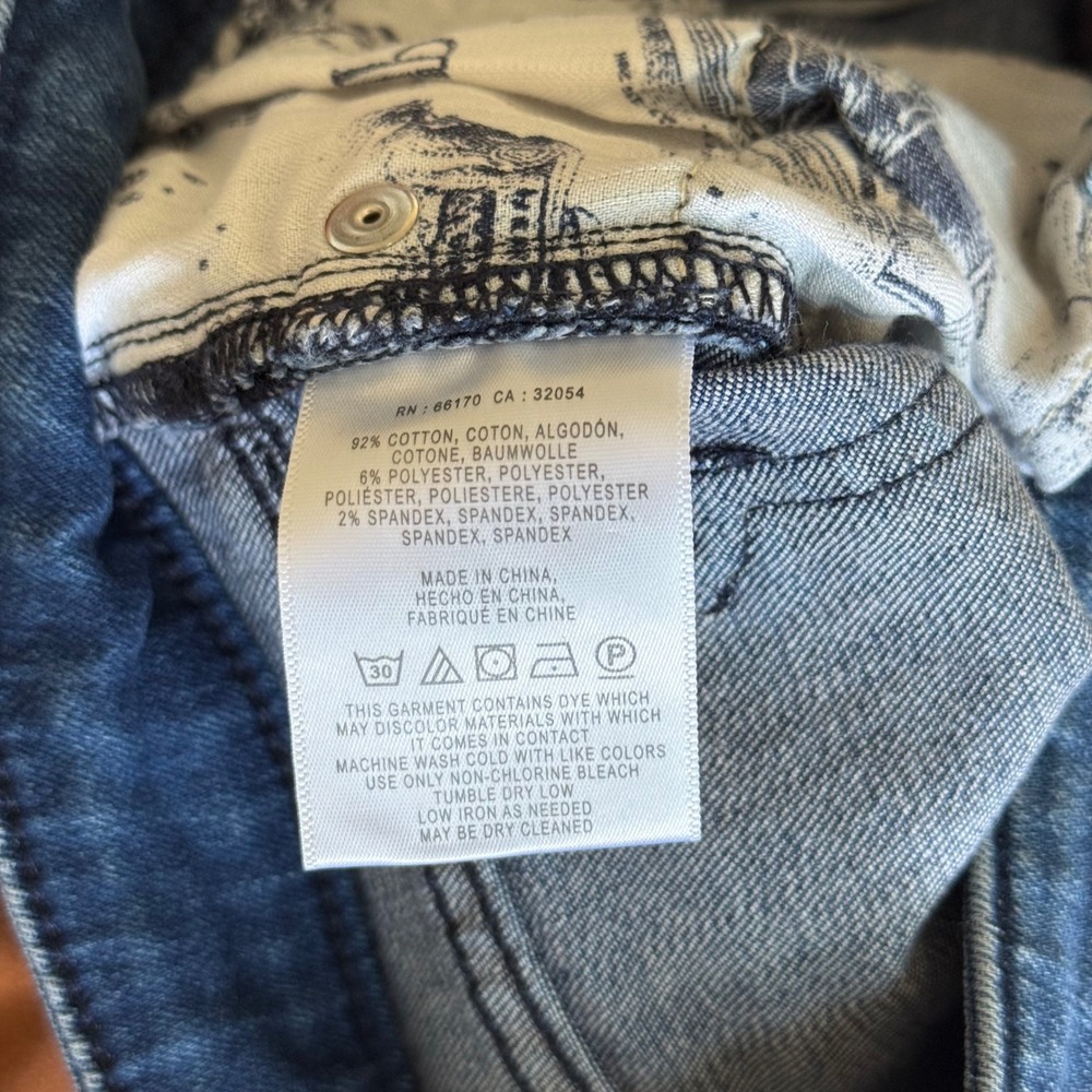 Pilcro Anthropologie Stet Flare Jeans Blue Medium Wash Denim Womens 25 Bootcut - Picture 4 of 7